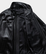 SSSTEIN 25AW "SHEEP LEATHER STAND COLLAR JACKET"