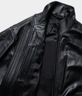 SSSTEIN 25AW "SHEEP LEATHER STAND COLLAR JACKET"
