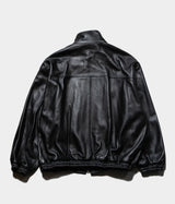 SSSTEIN 25AW "SHEEP LEATHER STAND COLLAR JACKET"