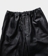 SSSTEIN 25AW "SHEEP LEATHER EASY TROUSERS"