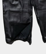SSSTEIN 25AW "SHEEP LEATHER EASY TROUSERS"