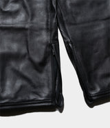 SSSTEIN 25AW "SHEEP LEATHER EASY TROUSERS"
