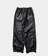 SSSTEIN 25AW "SHEEP LEATHER EASY TROUSERS"