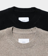 SSSTEIN 25AW "EXTRA FINE WOOL WARM KNIT CREW NECK LS"