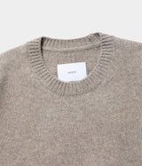 SSSTEIN 25AW "EXTRA FINE WOOL WARM KNIT CREW NECK LS"