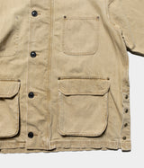 YOKE 25AW "Vintaged Denim Coverall Half Coat"