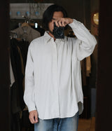 A.PRESSE 2025 Style2 "Double Weave Twill Regular Collar Shirt"