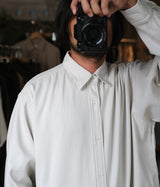 A.PRESSE 2025 Style2 "Double Weave Twill Regular Collar Shirt"