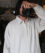 A.PRESSE 2025 Style2 "Double Weave Twill Regular Collar Shirt"