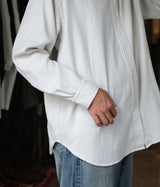 A.PRESSE 2025 Style2 "Double Weave Twill Regular Collar Shirt"