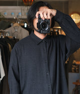 A.PRESSE 2025 Style2 "Wool Regular Collar Shirt"