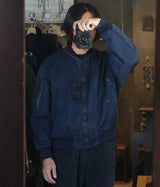 A.PRESSE 2025 Style2 "Vintage Silk Flight Jacket"