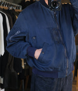 A.PRESSE 2025 Style2 "Vintage Silk Flight Jacket"