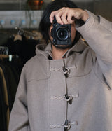 HERILL "Natural cashmere duffle coat"