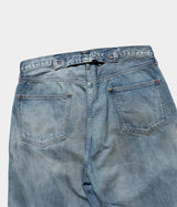 A.PRESSE 2026 Style1 "No.37 Washed Wide Denim Pants"