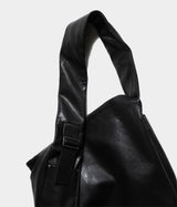 SSSTEIN 26SS "SHIRRING HANDLE LEATHER SHOULDER BAG"