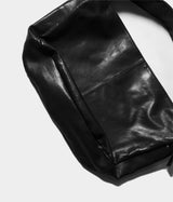 SSSTEIN 26SS "SHIRRING HANDLE LEATHER SHOULDER BAG"