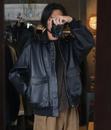 SSSTEIN 26SS "COW LEATHER VINTAGE FLIGHT JACKET"