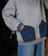 A.PRESSE 2026 Style1 "Vintage Attached Hood Sweat Parka"