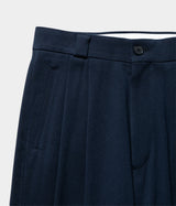 A.PRESSE 2026 Style1 "Cotton Silk Twill Wide Trousers"