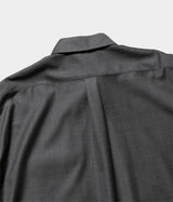 SSSTEIN 26SS "EXTRA FINE WOOL OVERSIZED REGULAR COLLAR SHIRT"