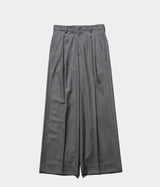 SSSTEIN 26SS "EXTRA FINE WOOL LONG WIDE TROUSERS"