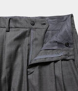 SSSTEIN 26SS "EXTRA FINE WOOL LONG WIDE TROUSERS"