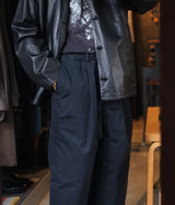 YOKO SAKAMOTO "DOUBLE PLEATED WIDE EASY PANTS"