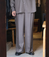 SSSTEIN 26SS "EXTRA FINE WOOL LONG WIDE TROUSERS"