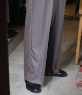 SSSTEIN 26SS "EXTRA FINE WOOL LONG WIDE TROUSERS"