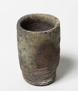 古村其飯 "窯変酒器(桐箱付)" (沖縄・荒焼)