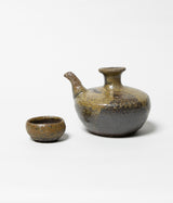 古村其飯 "泥釉カラカラとちぶぐゎー 桐箱付" (沖縄・荒焼)