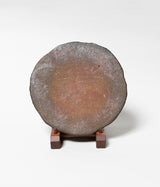 古村其飯 "丸い板皿" (沖縄・荒焼)