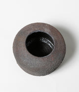 古村其飯 "窯変花入" (沖縄・荒焼)