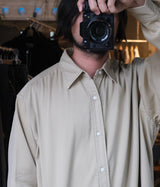 A.PRESSE 2026 Style1 "Double Weave Twill Regular Collar Shirt"