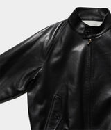 A.PRESSE 2026 Style1 "Leather Harrington Jacket"