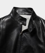 A.PRESSE 2026 Style1 "Leather Harrington Jacket"