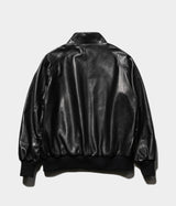 A.PRESSE 2026 Style1 "Leather Harrington Jacket"