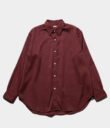 A.PRESSE 2026 Style1 "Double Weave Twill Regular Collar Shirt"