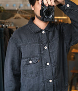 HERILL 26SS "Linen Denim XXJacket"