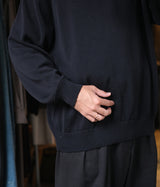 STILL BY HAND "KN04261" 10G cotton sweater