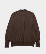 A.PRESSE 2026 Style1 "Cotton Knit L/S Polo Shirts"