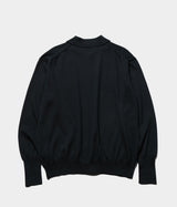 A.PRESSE 2026 Style1 "Cotton Knit Polo Collar Cardigan"