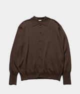 A.PRESSE 2026 Style1 "Cotton Knit Polo Collar Cardigan"