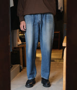 A.PRESSE 2026 Style1 "No.22 Washed Wide Denim Pants"