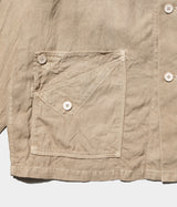 MITTAN "JK-82C" 和紙大麻ジャケット (草木染)