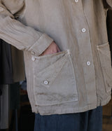 MITTAN "JK-82C" 和紙大麻ジャケット (草木染)