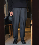 STILL BY HAND "PT09261"Summer wool wide pants