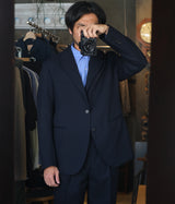 HEUGN "Steve JACKET Wool 2B NAVY"