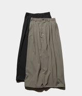 YOKE 26SS "Wool Washer Tropical 2pleated Easy Trousers"